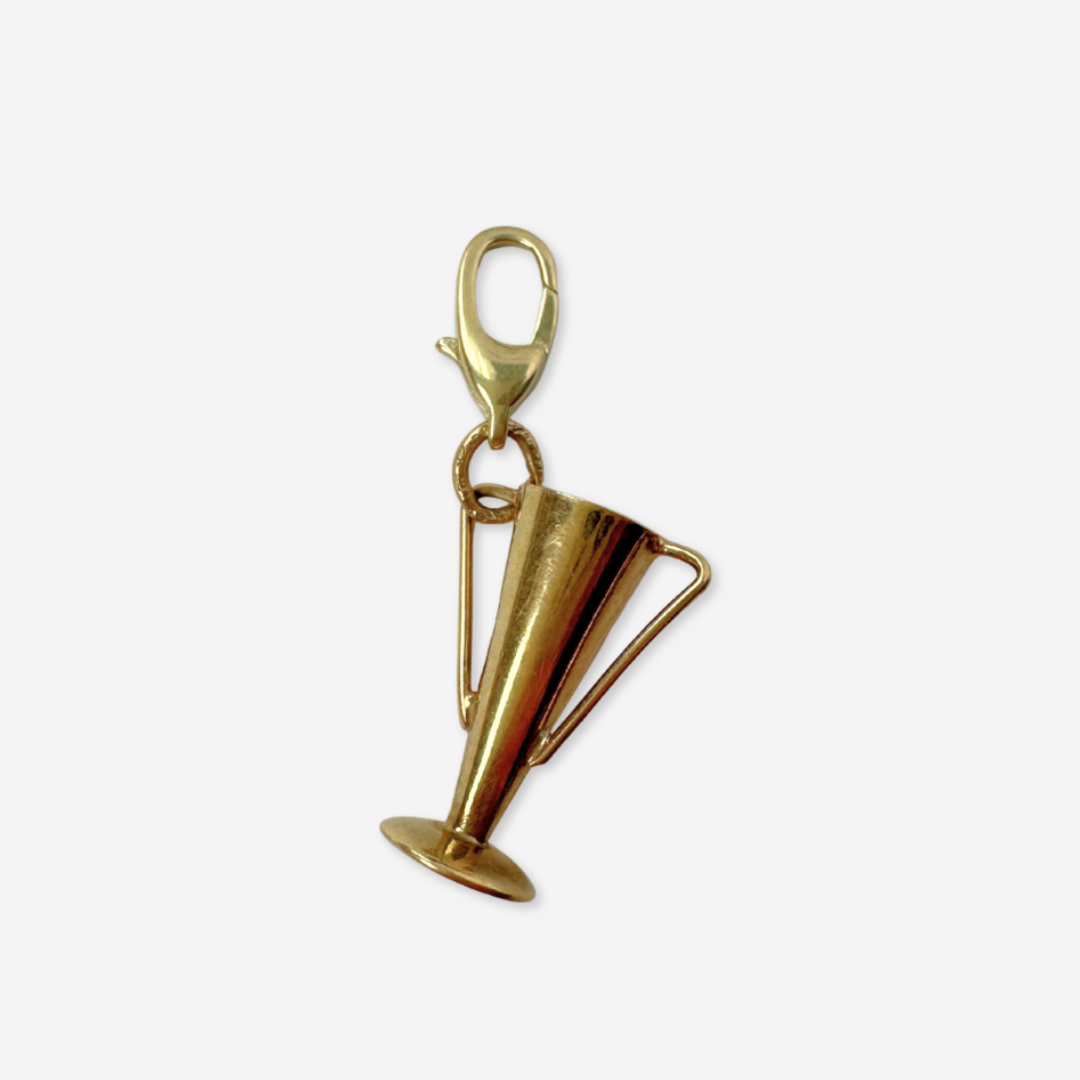 Vintage gold filled trophy charm